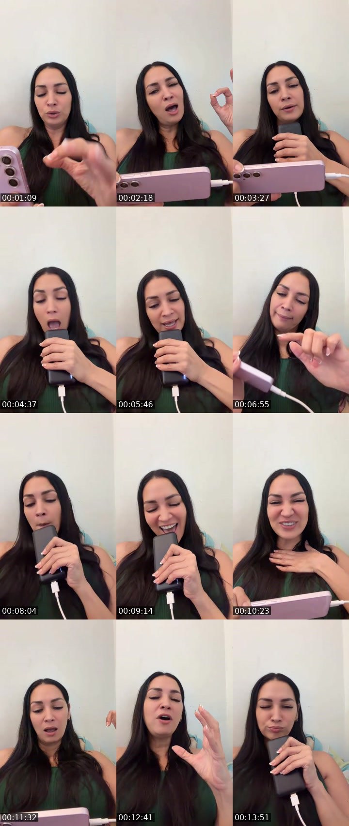 Contact-sheet preview of 👁️⃤ Gina 🎱💫ᴹᵃᵍ's MICO Live recording