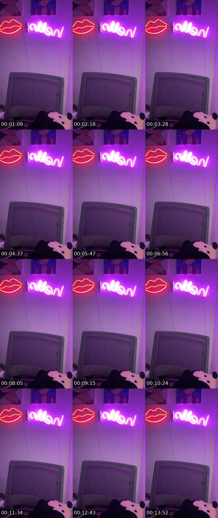Contact-sheet preview of ᴴ•🐈‍⬛AZI ᴳᴳ 🏆♋🐼🐦‍🔥🐺♾️🎱's MICO Live recording