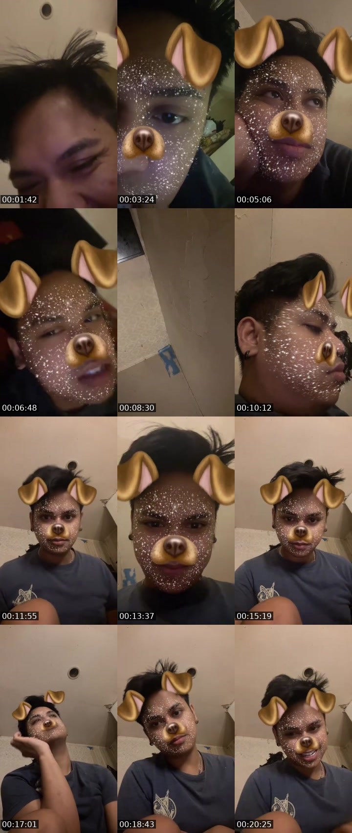 Contact-sheet preview of 🐯ᴄʜᴀɴᴅʜᴏɪᴇᴹᴱᴬᵂ 👁️‍🗨️😈💦's MICO Live recording