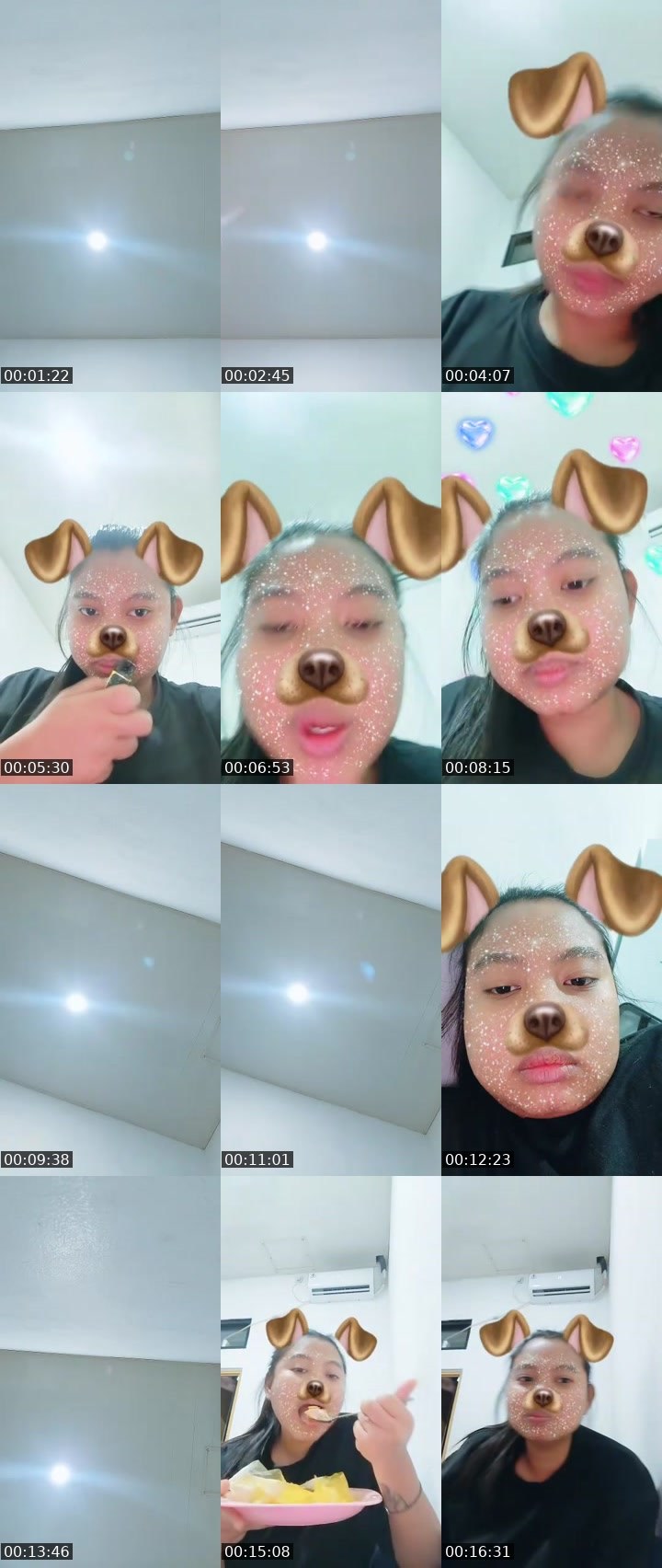 Contact-sheet preview of dedek dhea🫦ᴴᵃᵇᵒ ˢᵖᵃʷⁿ's MICO Live recording