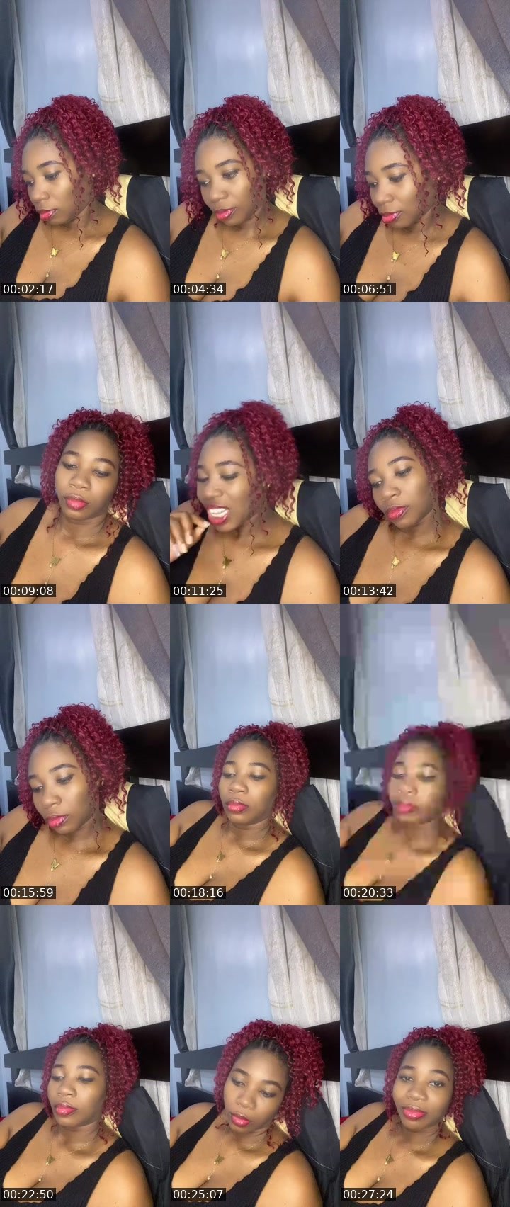 Contact-sheet preview of 🈴️☻︎200kMercedes👸🦅👑🚘🙅's MICO Live recording