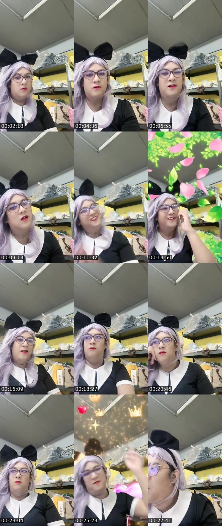 Contact-sheet preview of [🦉]New VJ PaoPei's MICO Live recording