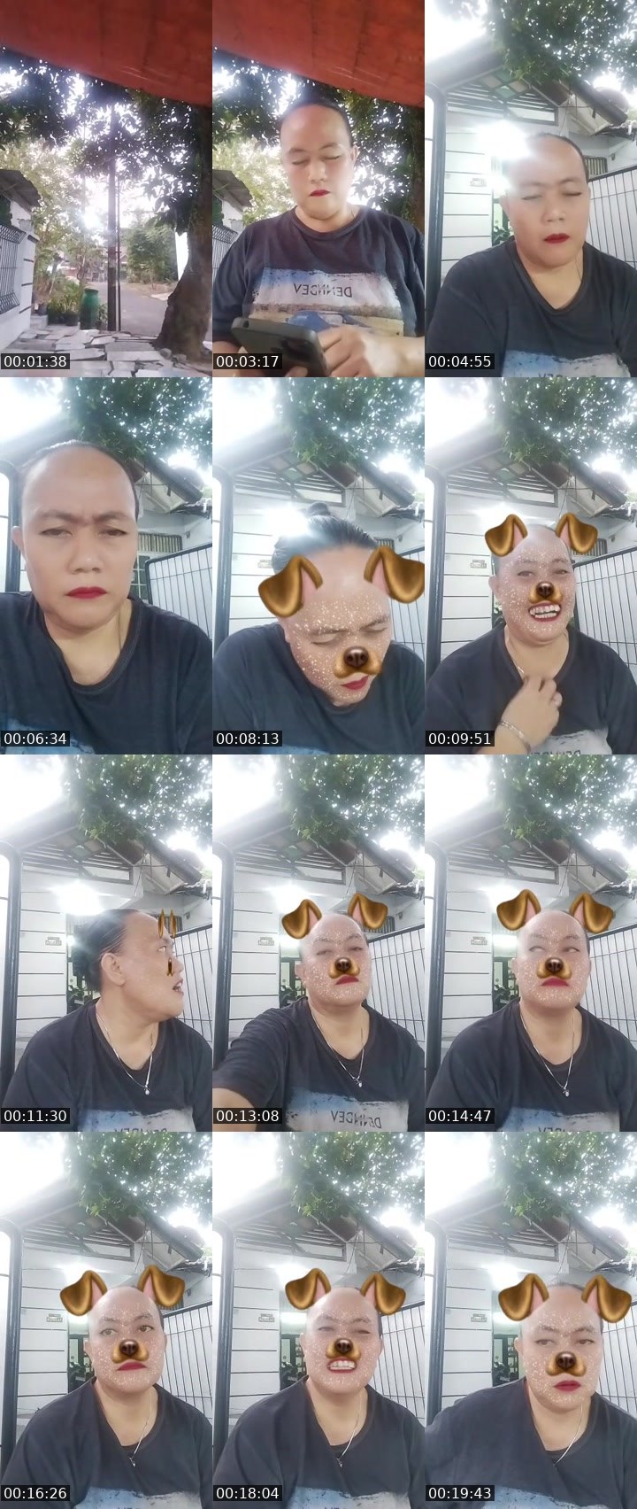 Contact-sheet preview of *ᴺᴰ# mmh Adel.pk tgl 24. 20-00's MICO Live recording