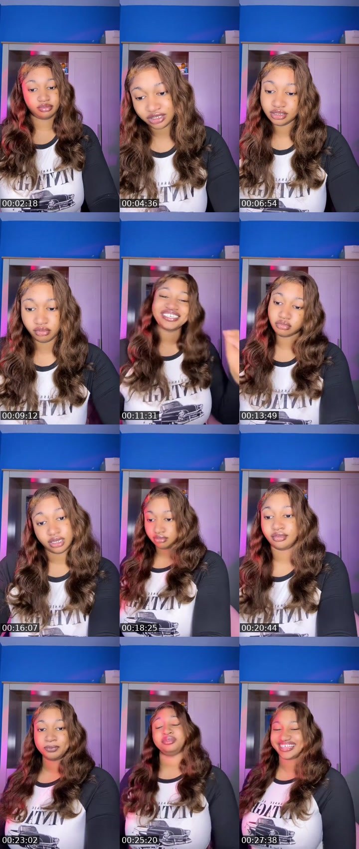 Contact-sheet preview of 🦋Cassie2NV 🫧🦋's MICO Live recording