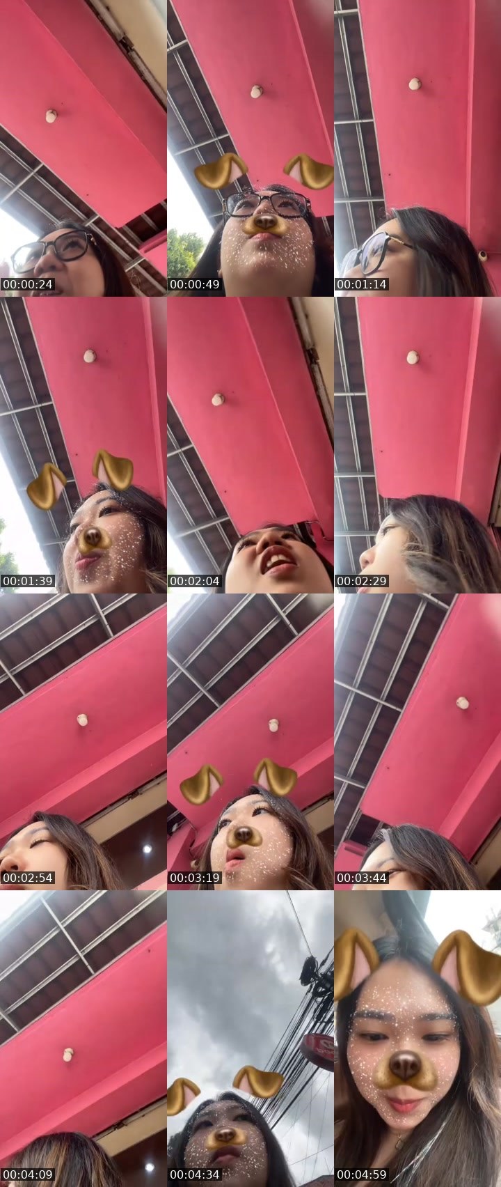 Contact-sheet preview of 🍀🤍 ᶜʳᵒʷ Sylvia ❤️‍🩹🇨🇳🎰's MICO Live recording