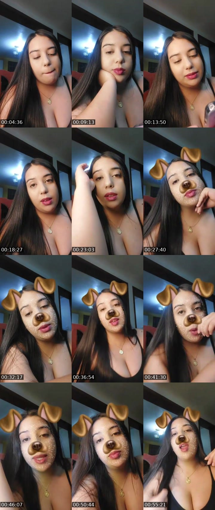 Contact-sheet preview of 🦅🍧𝐆𝐄𝐍𝐄💘's MICO Live recording