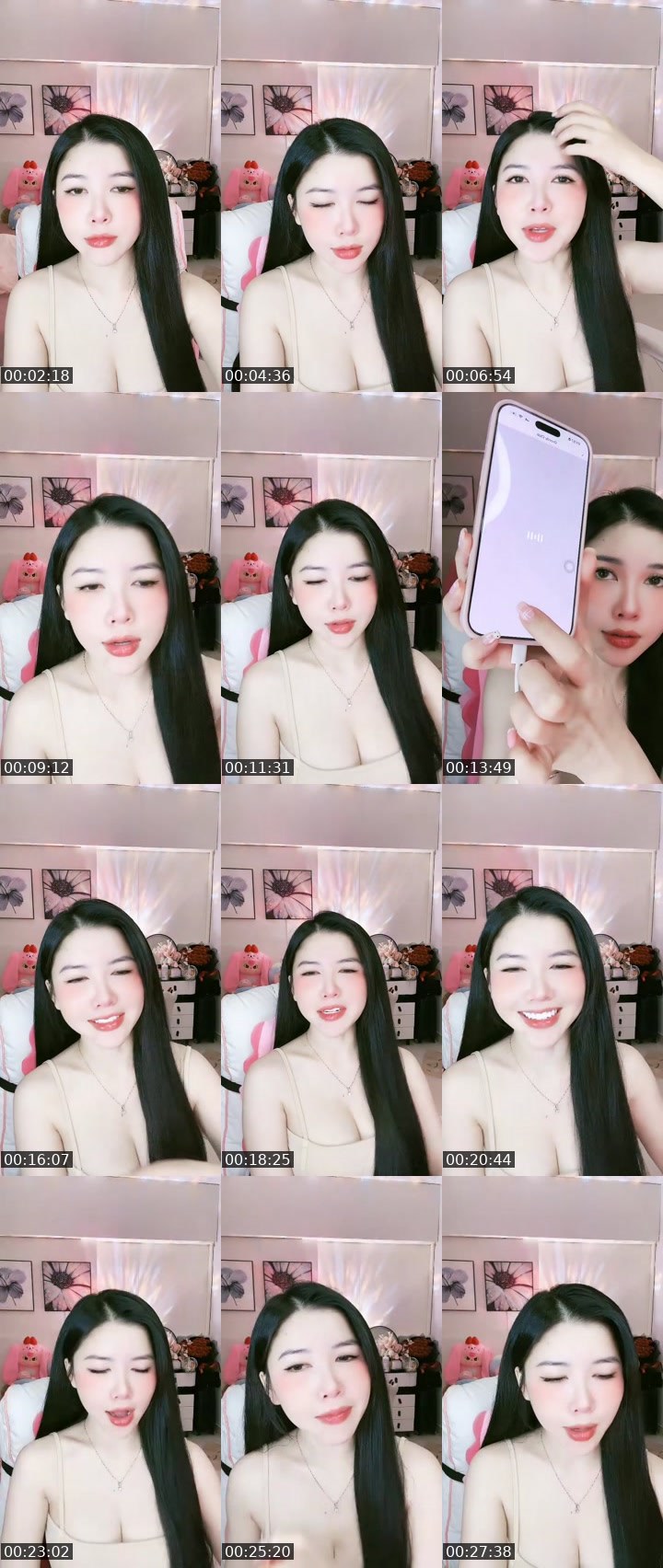 Contact-sheet preview of 🎀Thi Bae🥺HPBD 10/10🎂's MICO Live recording