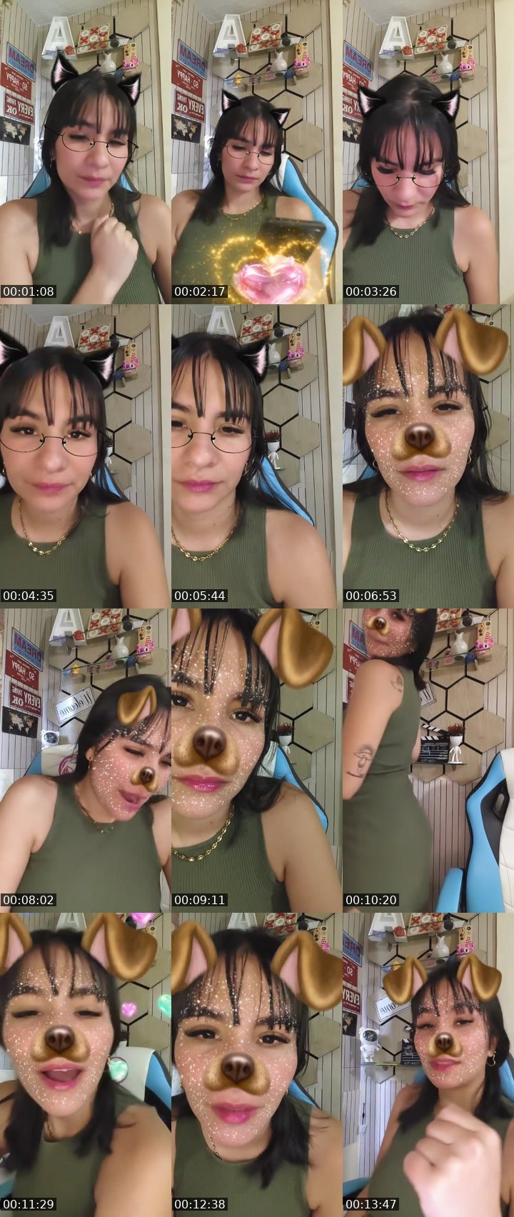 Contact-sheet preview of 🍯ͪ卄Ø几乇ㄚ🫠 ⷨ🇵🇷ᶥ🦋ͫ's MICO Live recording