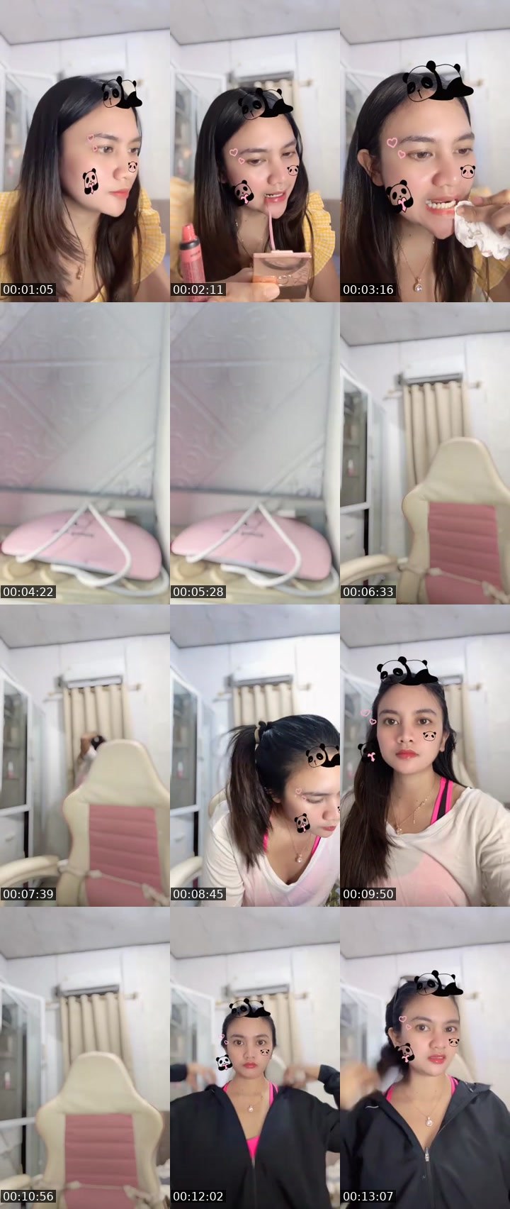Contact-sheet preview of Agin💕's MICO Live recording