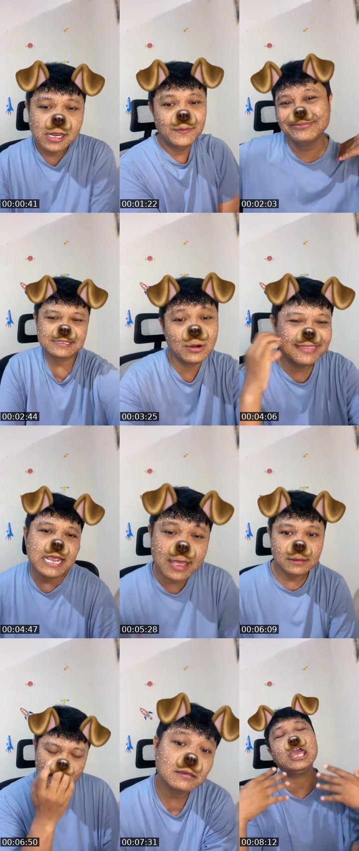 Contact-sheet preview of 🪐 ᶠᴸᵁˣ 🎬 MISS FARAH⁶⁹🫟's MICO Live recording