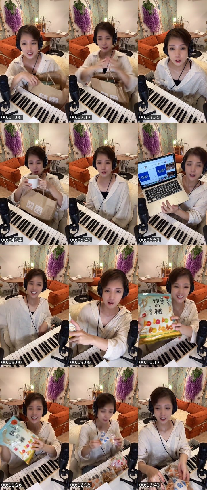 Contact-sheet preview of 🌲🎹Haruno's MICO Live recording