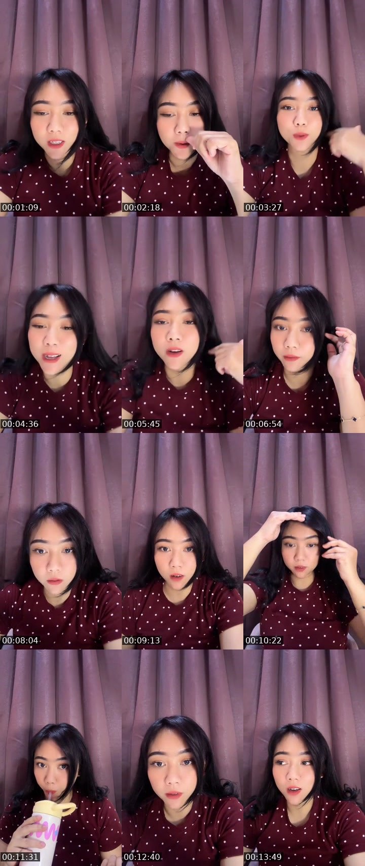 Contact-sheet preview of ⋆𐙚 vanyaaa💋's MICO Live recording
