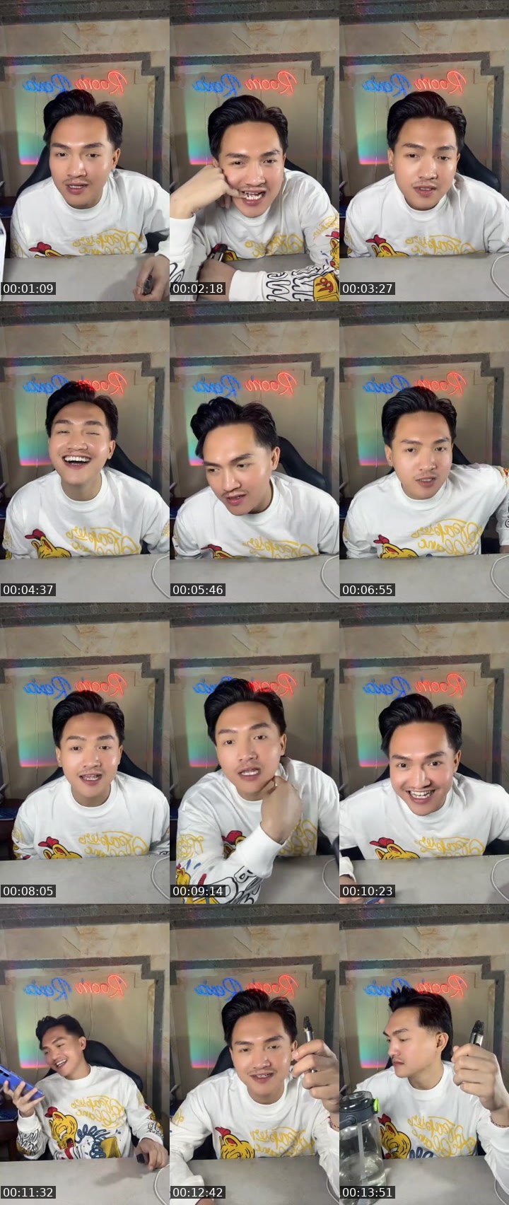 Contact-sheet preview of Rexaᴳᴸᴬᴹᴼᵁᴿ🔖's MICO Live recording