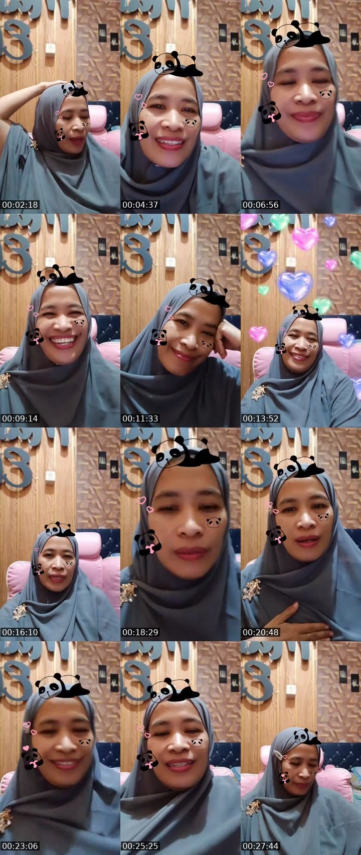 Contact-sheet preview of ༄.° 🥝Ma'Elisᴱᴸᴵᵀᴱ🏹💋👶🏻's MICO Live recording
