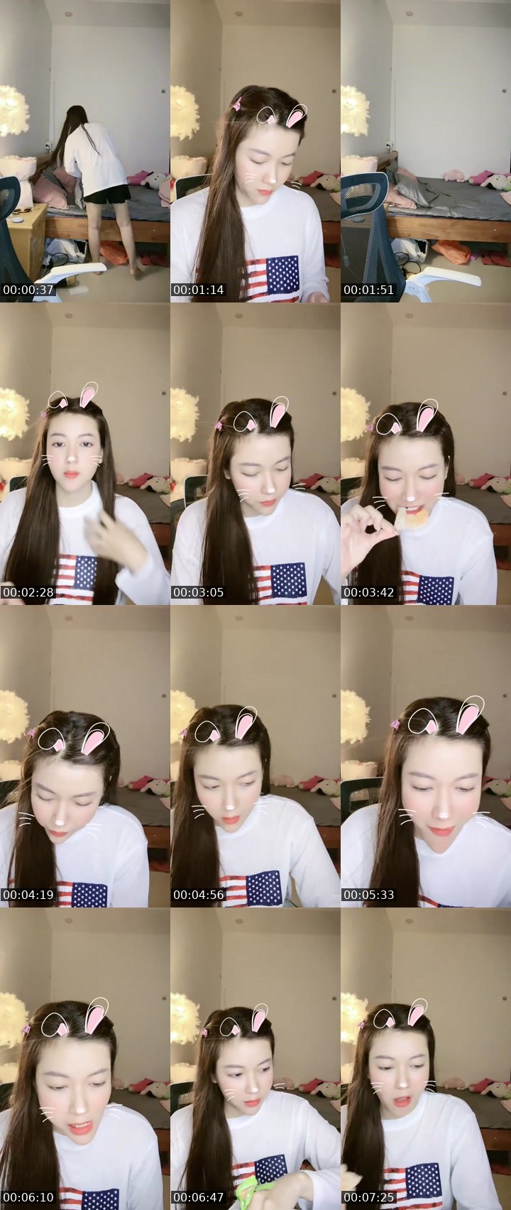Contact-sheet preview of [🌟Ni] Milk ☔️'s MICO Live recording