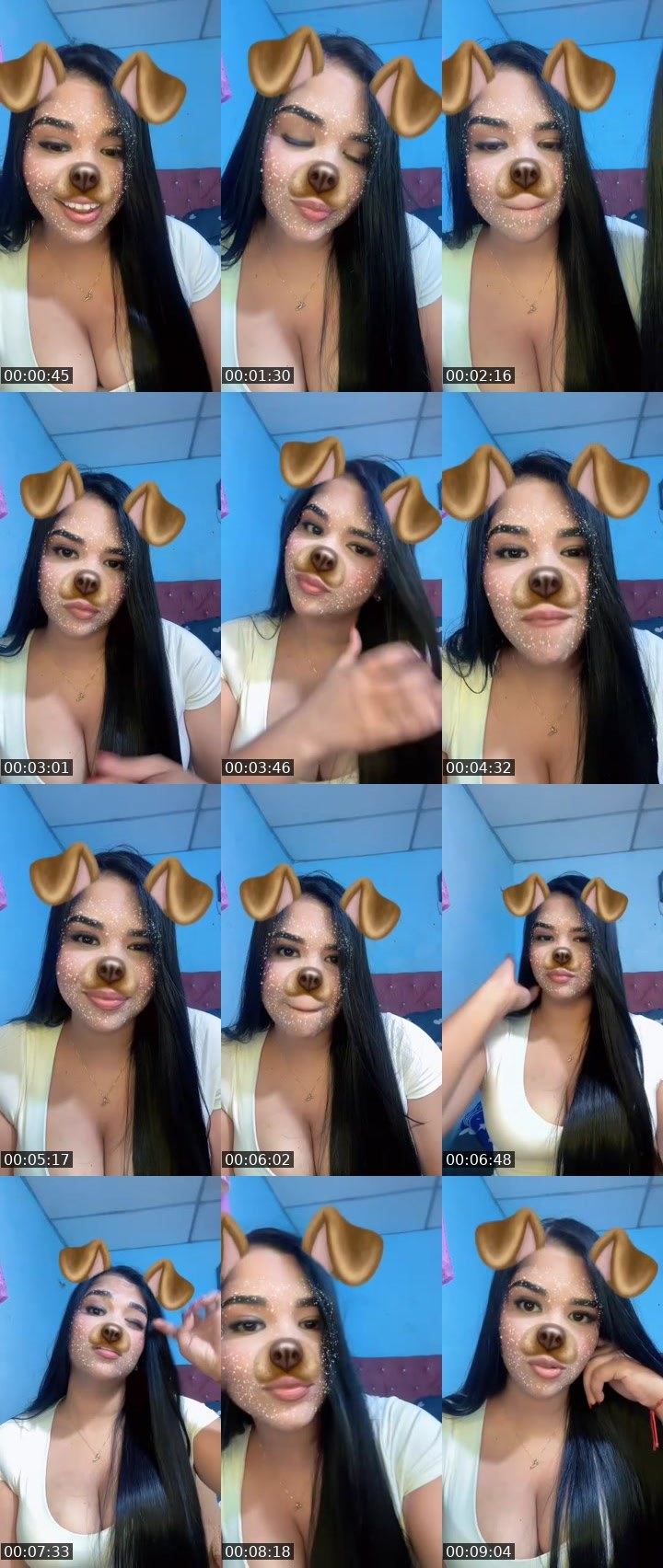 Contact-sheet preview of Sara💖's MICO Live recording