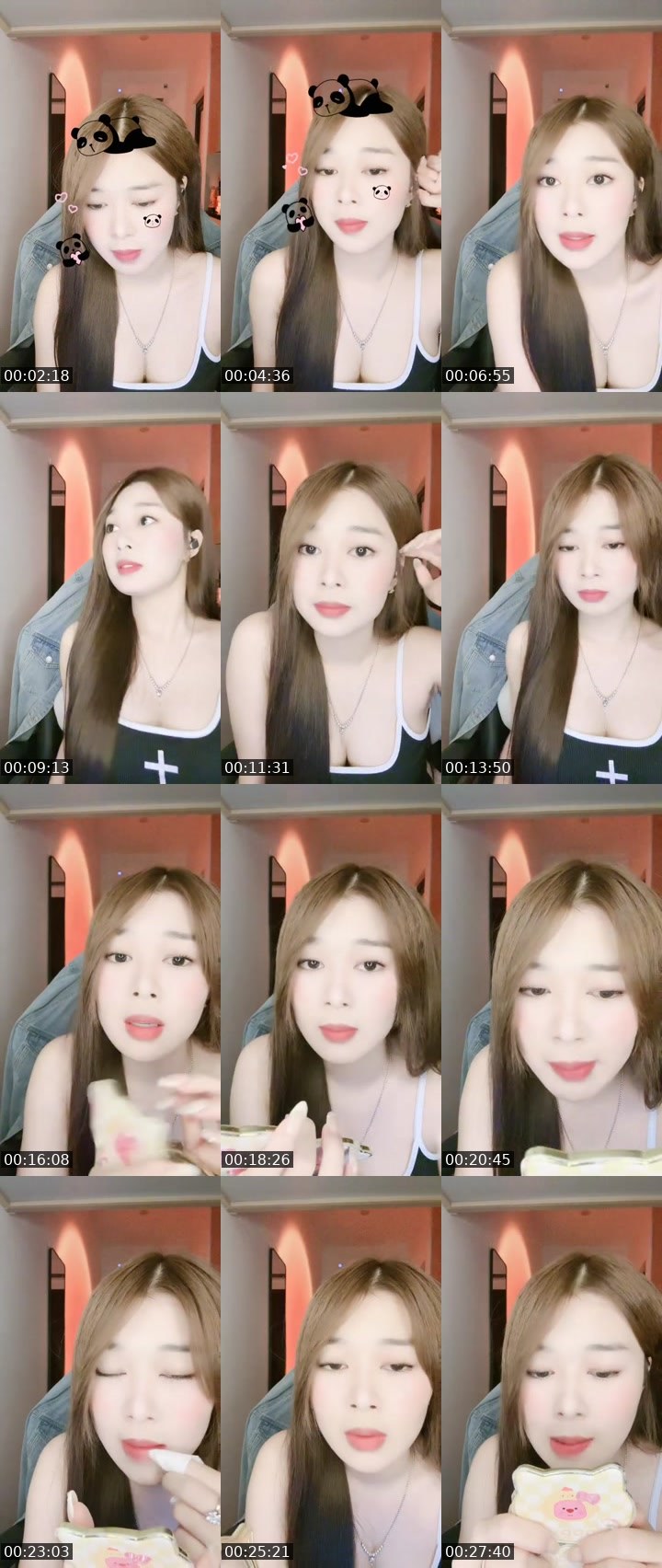 Contact-sheet preview of -16k 😭Anna🤍's MICO Live recording
