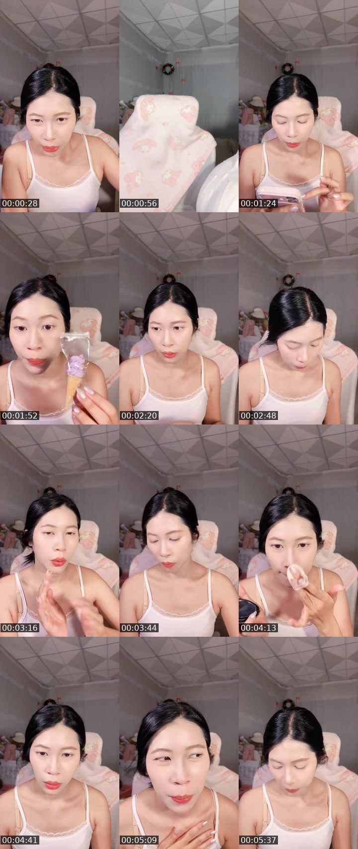 Contact-sheet preview of [Pink]  Pimmaji🐝 🎀's MICO Live recording