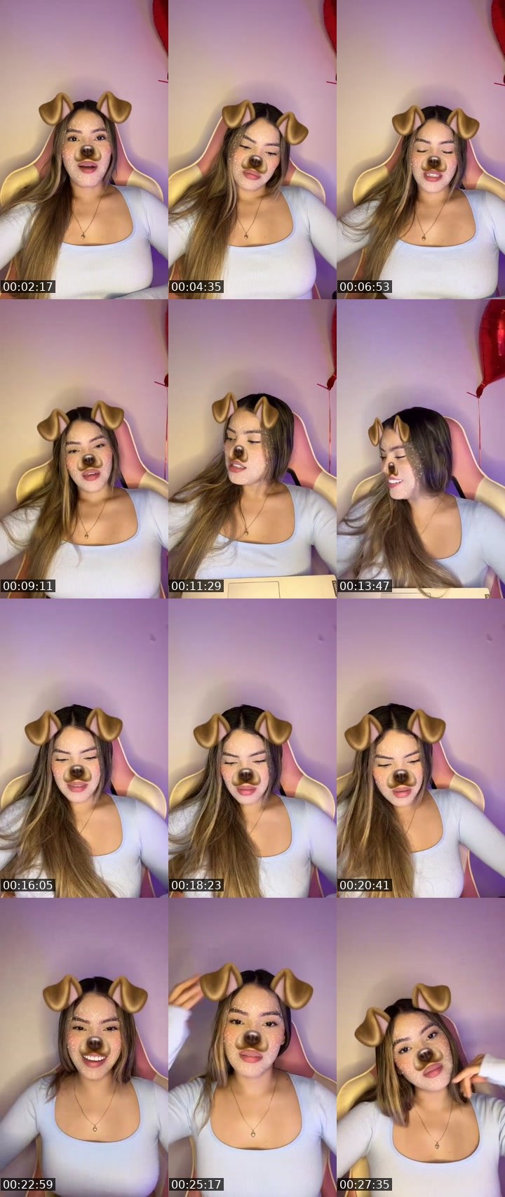Contact-sheet preview of 🌸𝓓𝓪𝓷𝓲🌺ᴰᴳ's MICO Live recording