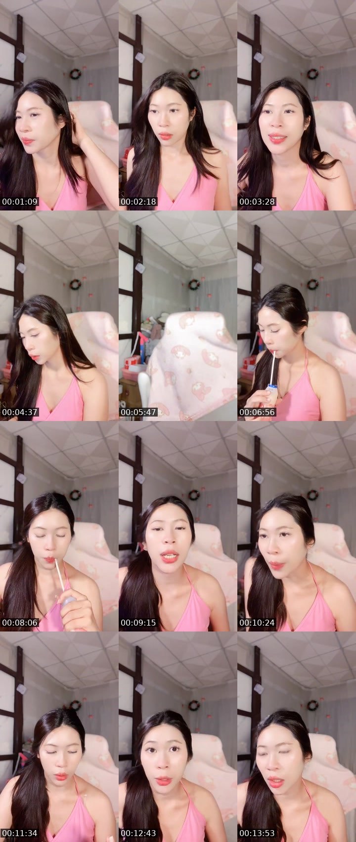 Contact-sheet preview of [Pink]  Pimmaji🐝 🎀's MICO Live recording