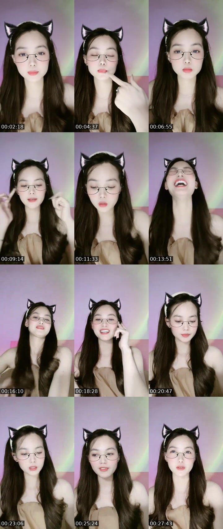 Contact-sheet preview of [🪷] Ღ˚𐙚Mèo🎀's MICO Live recording