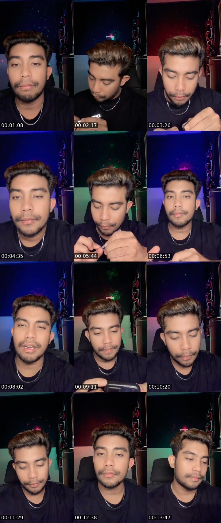 Contact-sheet preview of 🐉 SN- DAVID 🐉's MICO Live recording
