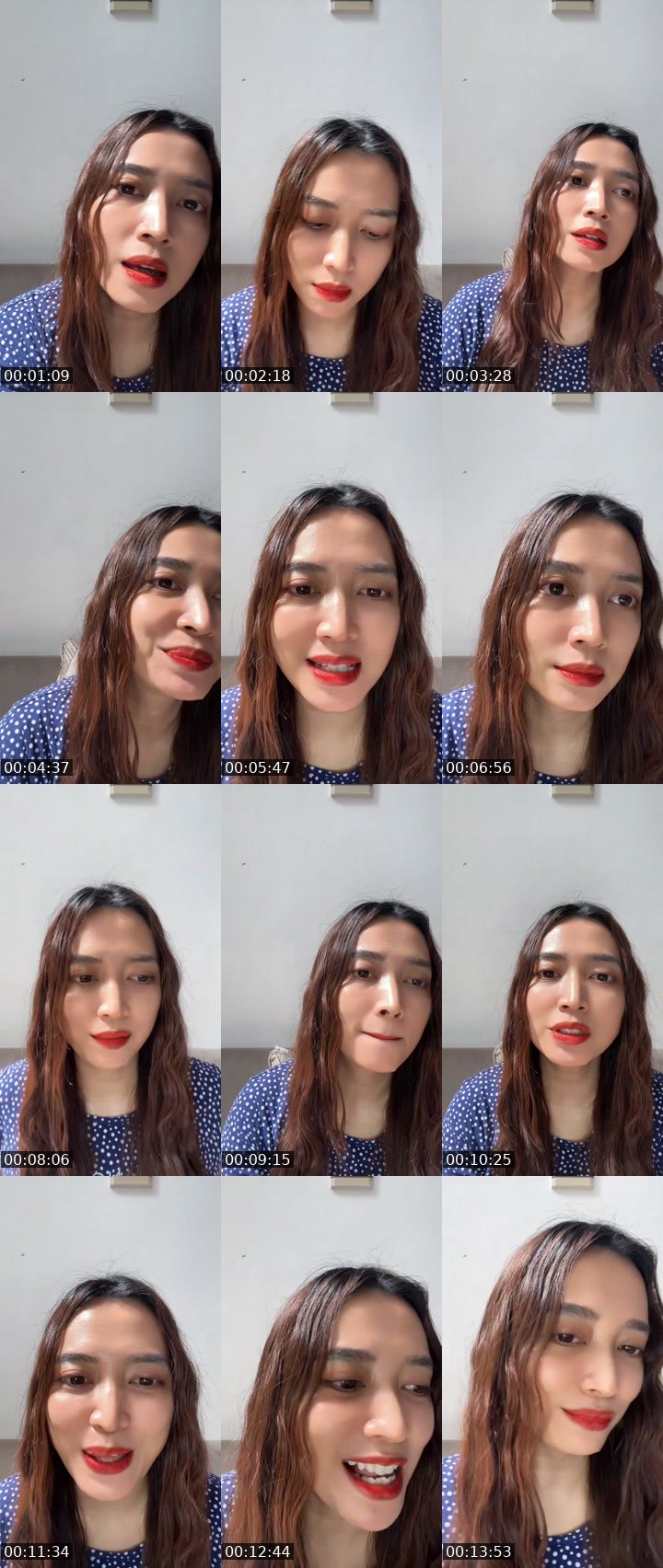 Contact-sheet preview of Emily's MICO Live recording