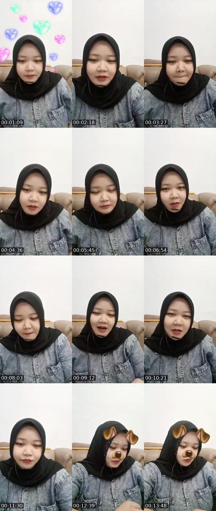 Contact-sheet preview of 💥💋Permata_Mengkek's MICO Live recording