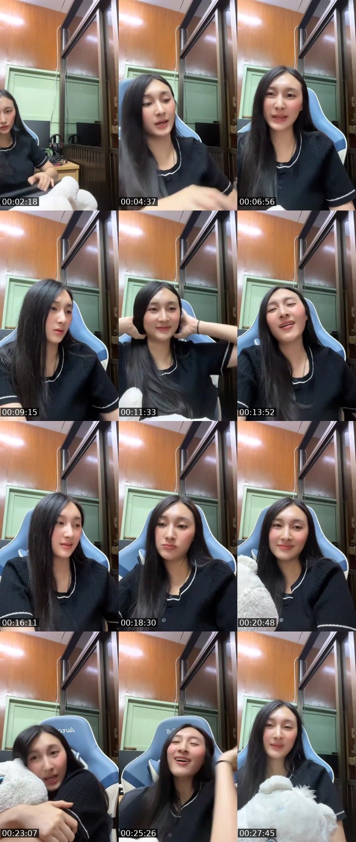 Contact-sheet preview of [Pink🦩] New VJ Pw🌈's MICO Live recording
