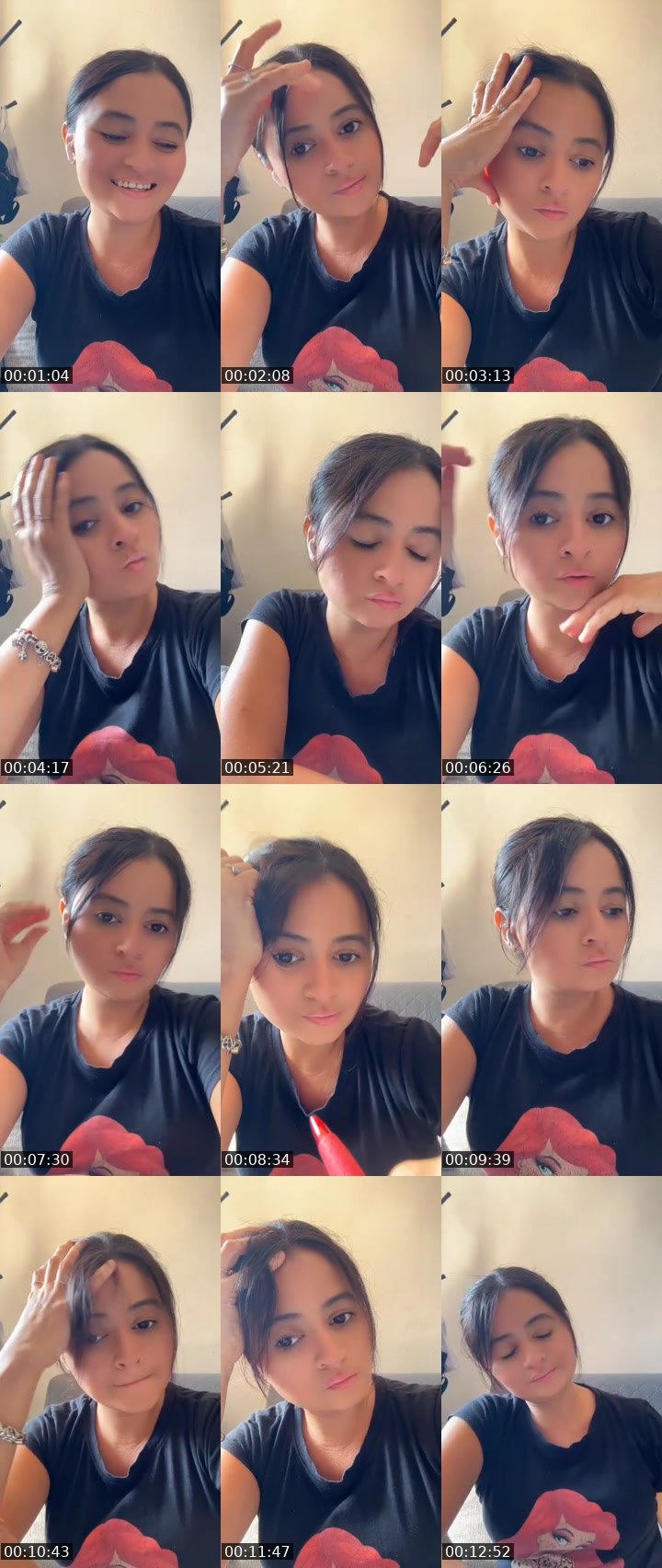 Contact-sheet preview of ⁿ𑁤ᒻupita🪭💃🏻🐦‍🔥🤫🐰's MICO Live recording