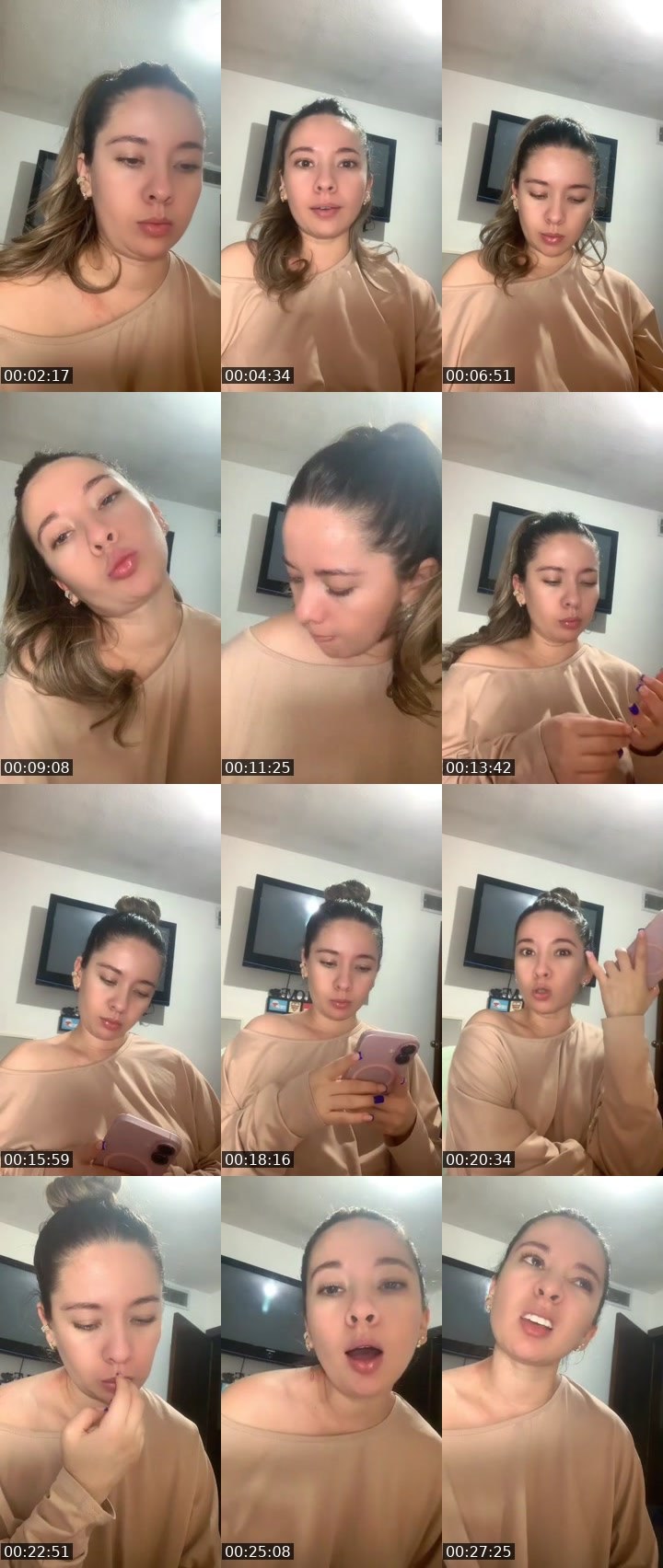 Contact-sheet preview of ⚜️🦂🍓𝕱𝖗𝖊𝖘𝖎𝖙𝖆🐵ᴳ😇🪷's MICO Live recording