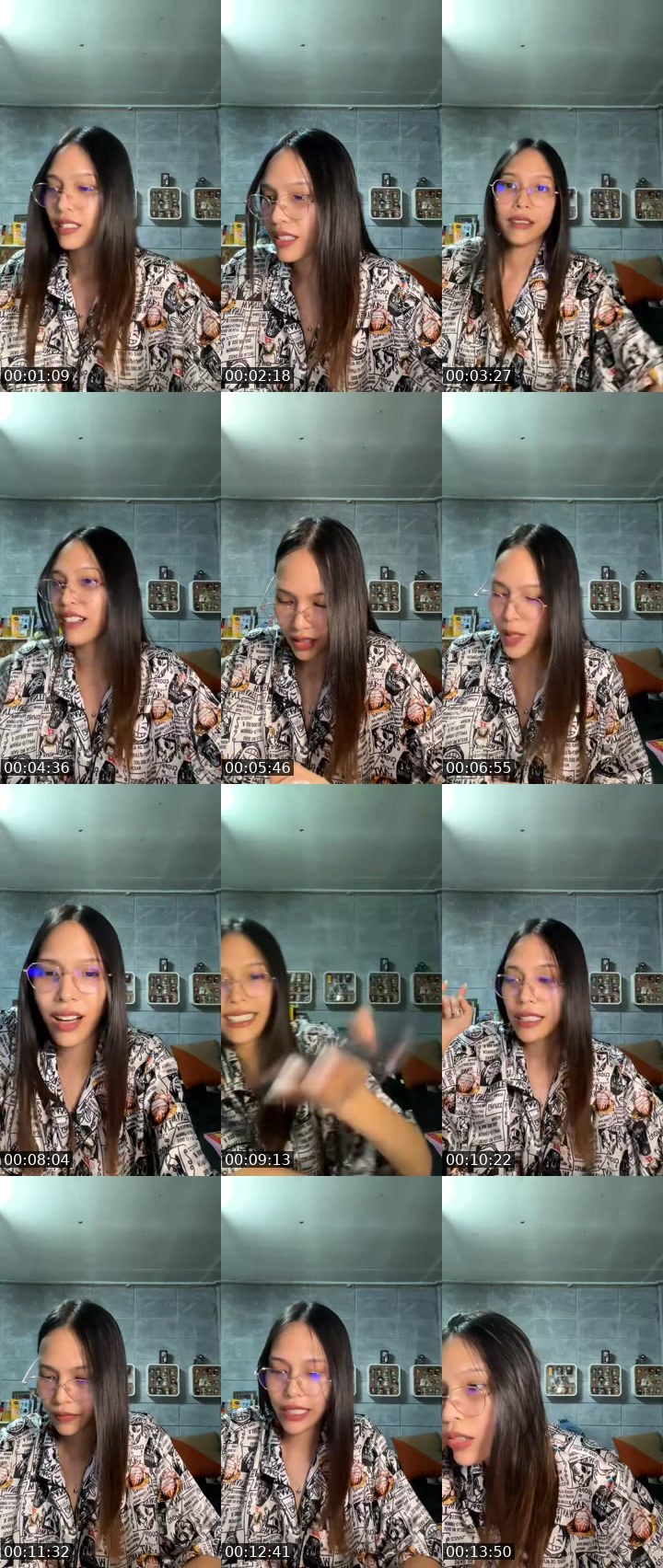 Contact-sheet preview of มิสมิ้นท์🌻 • [BRB New VJ]'s MICO Live recording