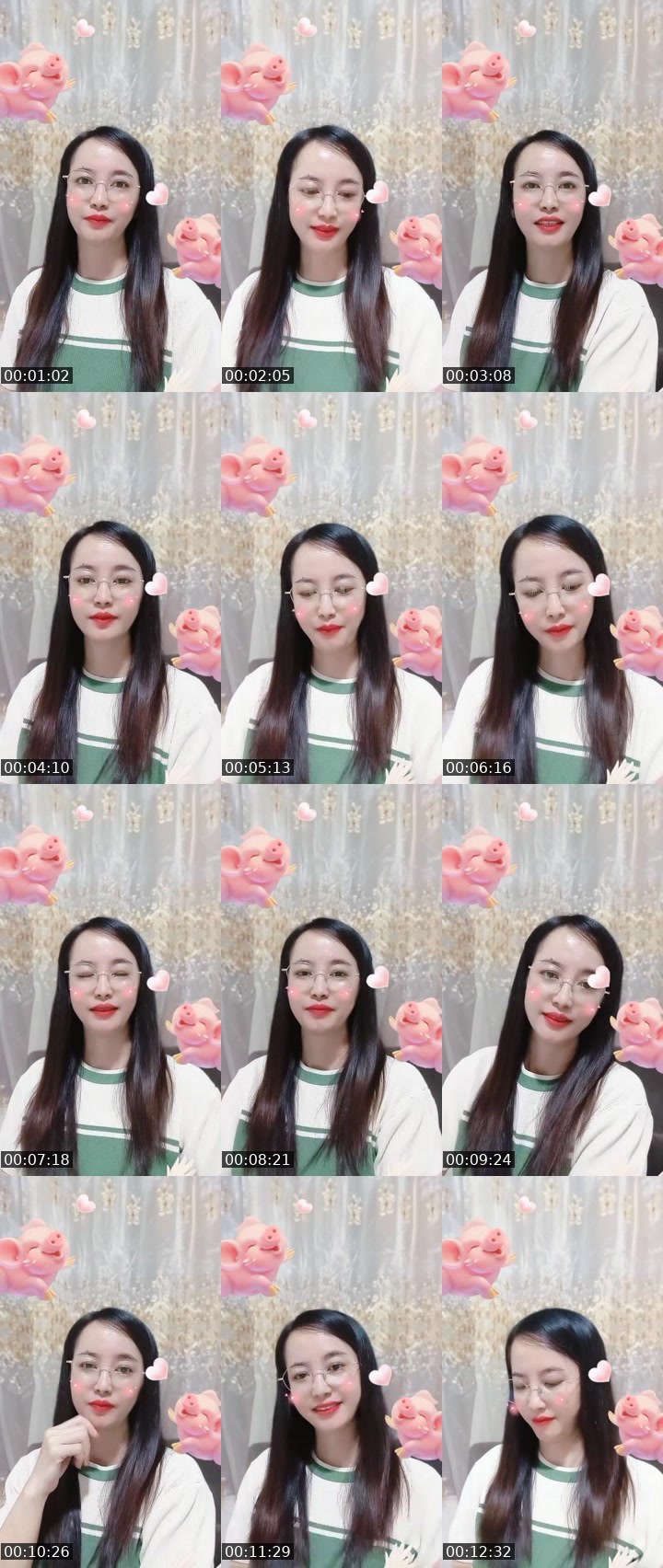Contact-sheet preview of 💎เอวา​🌾BRB vj🧧🎁's MICO Live recording