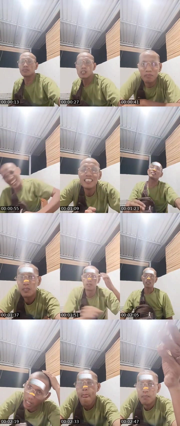 Contact-sheet preview of ᴮᵀᶜ°Yuni Ulalaa's MICO Live recording