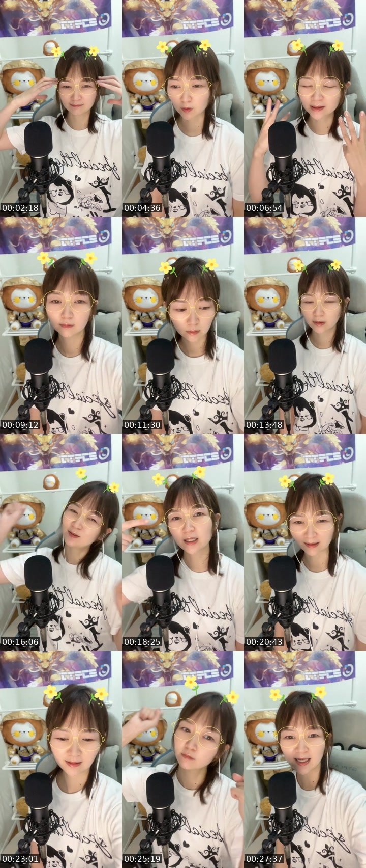 Contact-sheet preview of うにいくら🦓🥝's MICO Live recording