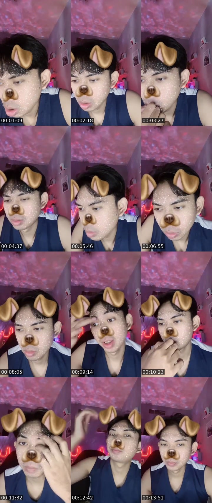 Contact-sheet preview of ᴰᵃʸ💎Dhewa༄.° 🦁🌝ˢᵖᵃʷⁿ's MICO Live recording