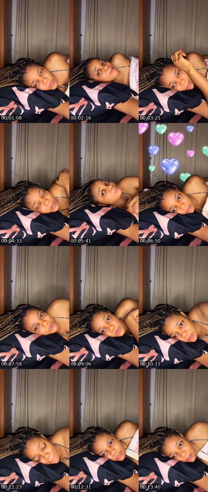 Contact-sheet preview of ²⁴¹🦋Lil Miss🌸🦋😌🙂‍↔️'s MICO Live recording