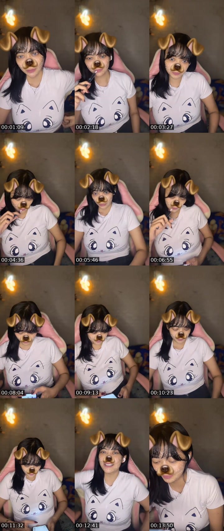 Contact-sheet preview of ᴸᵐ Chika ˣ ᵐᵒᵒⁿ🌕✨'s MICO Live recording