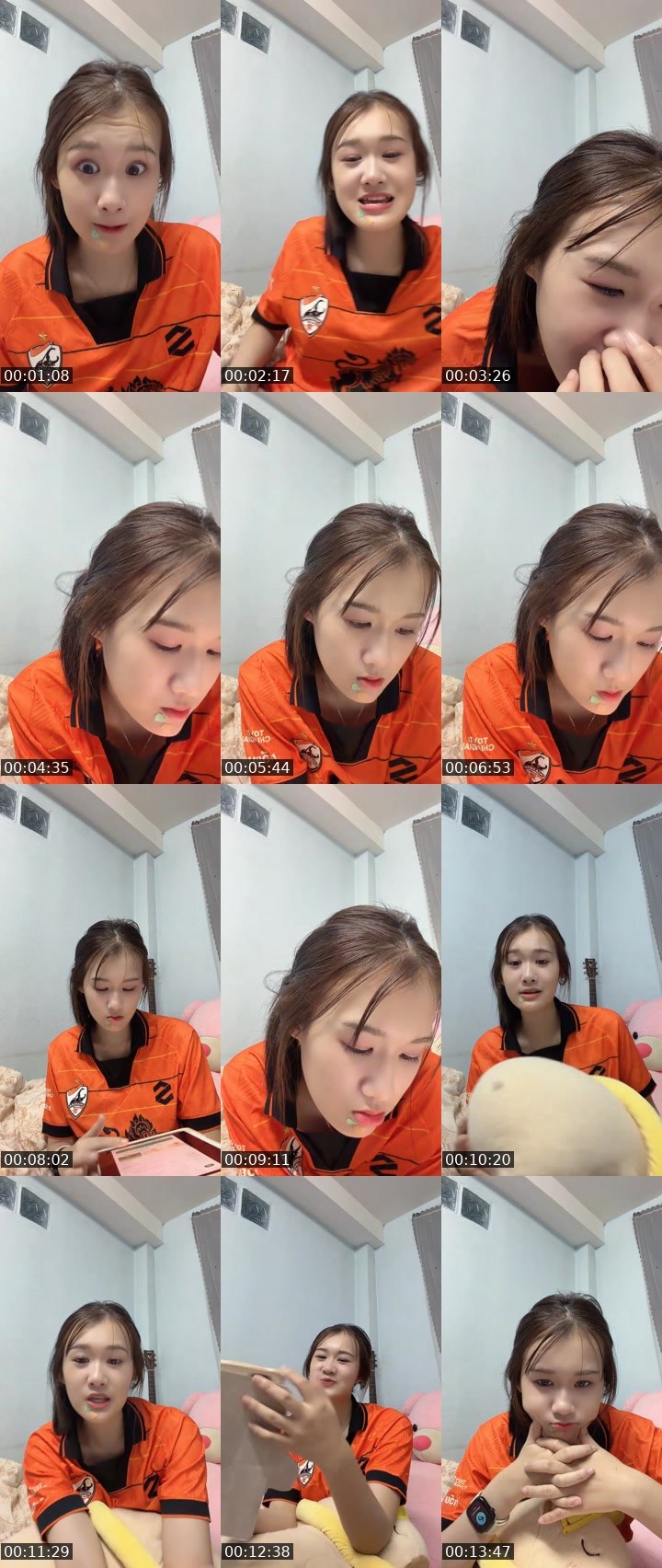 Contact-sheet preview of [🧋] milktea New vj - ชาเชม💓's MICO Live recording