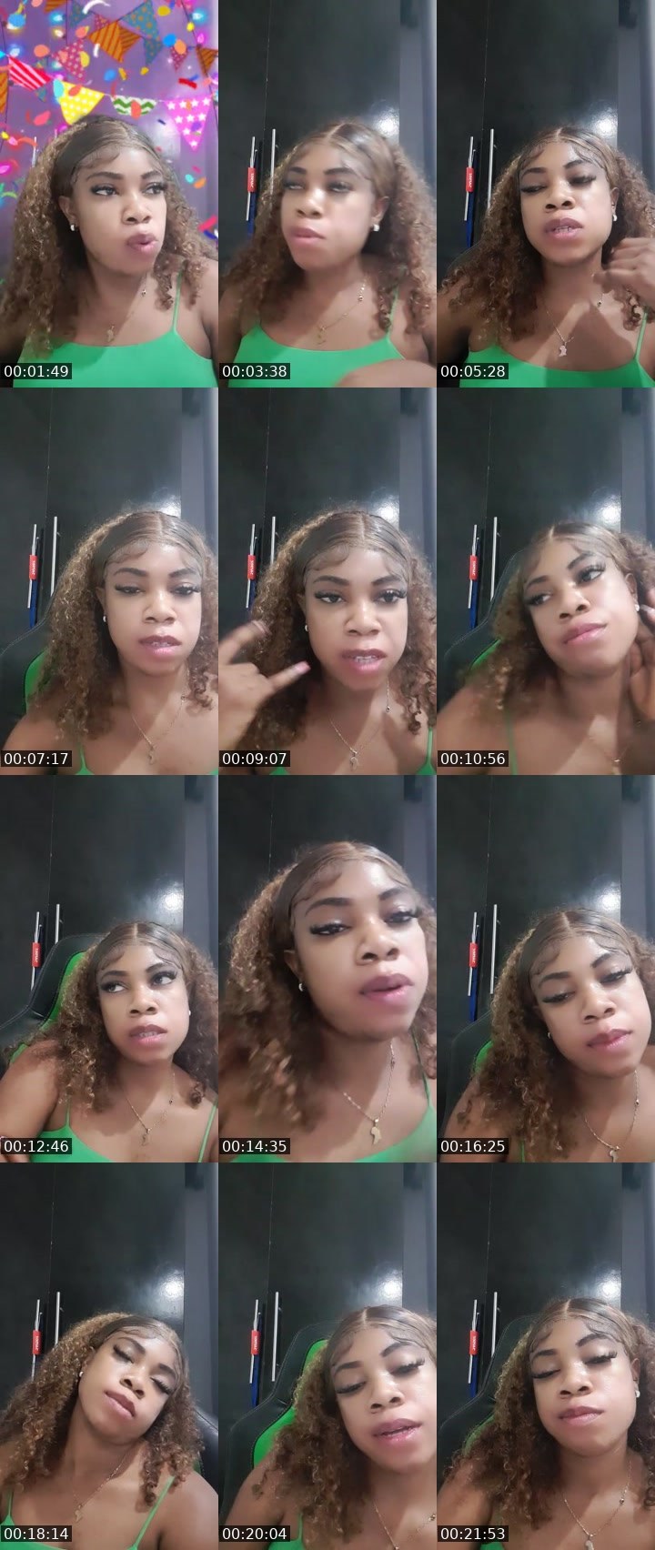 Contact-sheet preview of 💰👑🅰️nnabunny®😷🦅's MICO Live recording