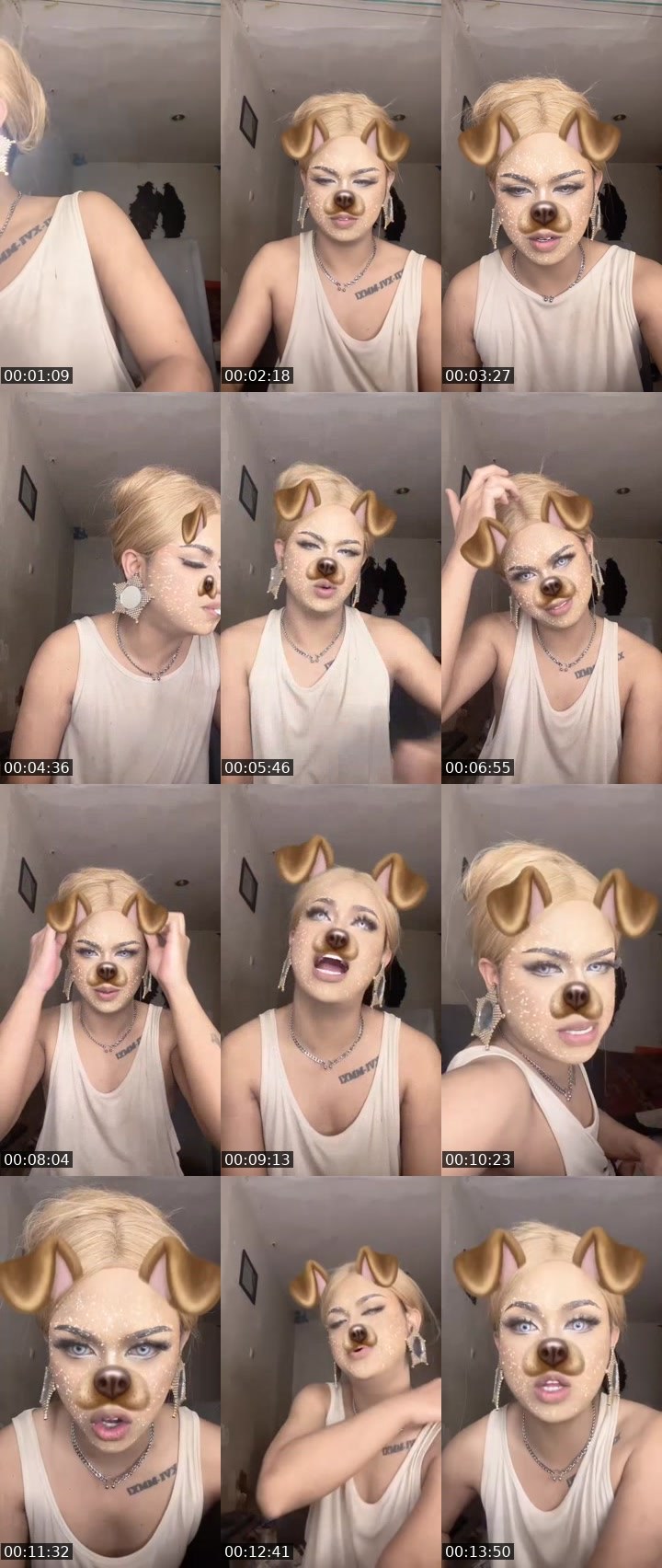 Contact-sheet preview of 🐯ᴄʜᴀɴᴅʜᴏɪᴇᴹᴱᴬᵂ 👁️‍🗨️😈💦's MICO Live recording