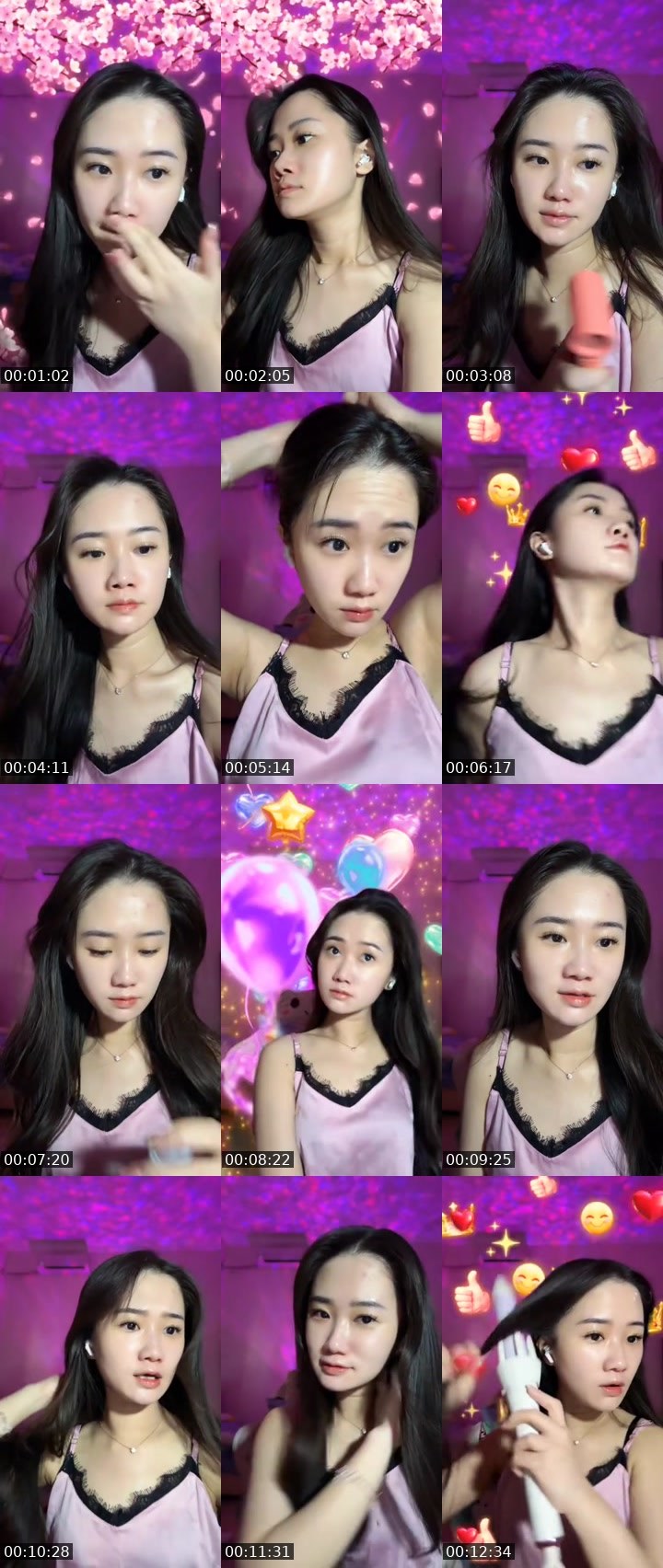 Contact-sheet preview of 🍀 Emily Kim 😈ᴱᴸᴵᵀᴱ's MICO Live recording