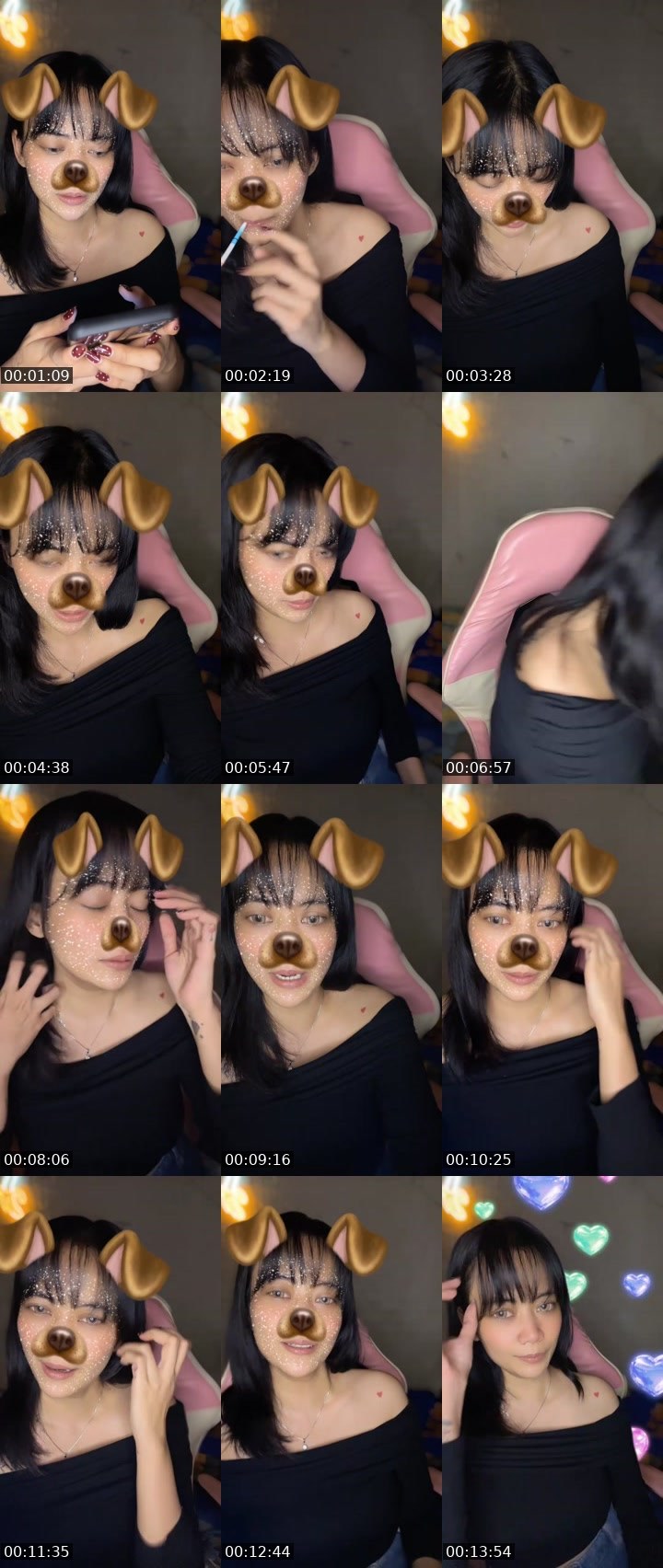 Contact-sheet preview of ᴸᵐ Chika ˣ ᵐᵒᵒⁿ🌕✨'s MICO Live recording