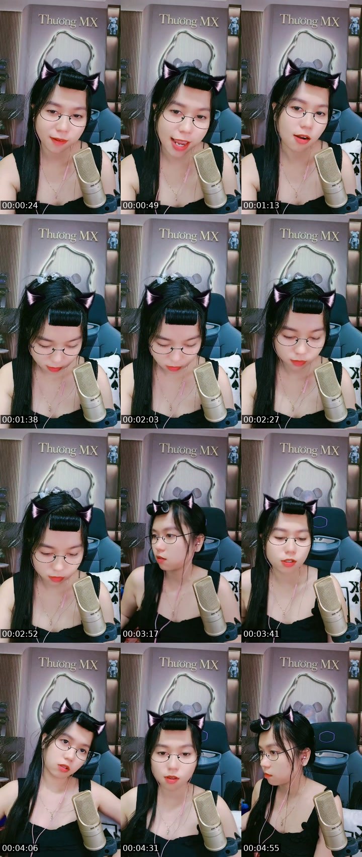 Contact-sheet preview of Mèo Mưa's MICO Live recording