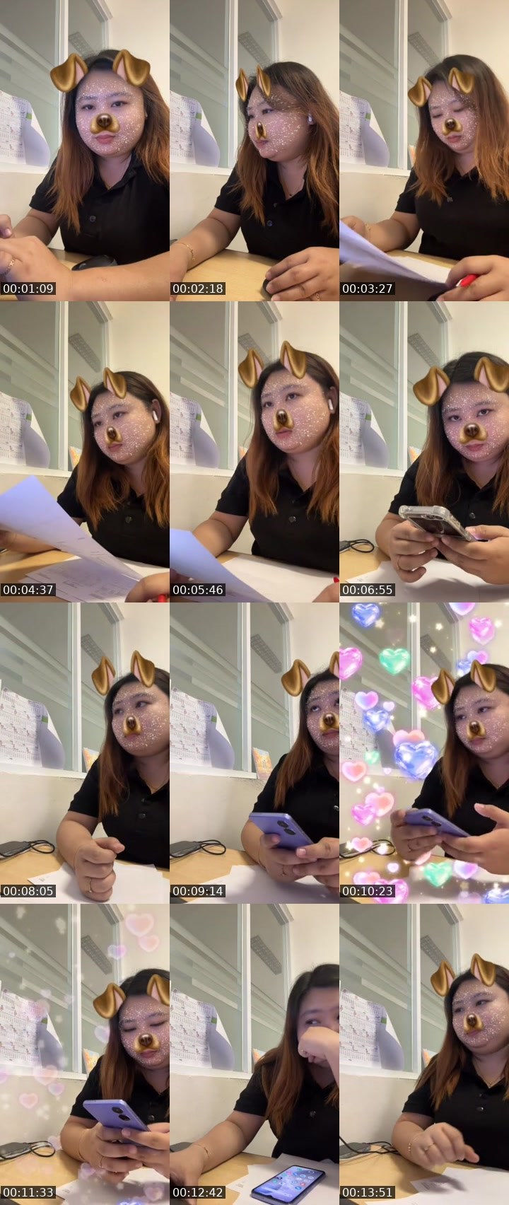 Contact-sheet preview of 🐳 Cacaa • 𝔾𝕝𝕠𝕨 ✨'s MICO Live recording