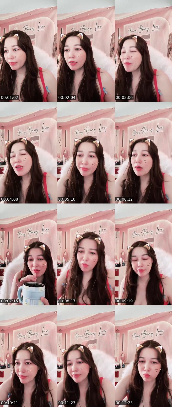 Contact-sheet preview of [ᵏᵐᵏ] Băng Băng 💋's MICO Live recording