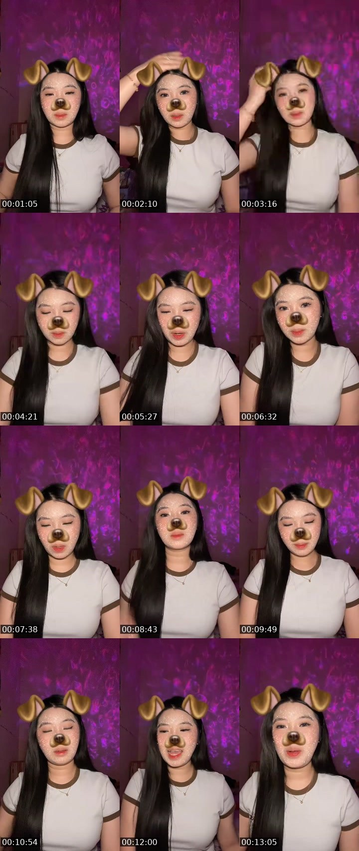 Contact-sheet preview of 💅🏻stefh ⁴⁰⁴'s MICO Live recording