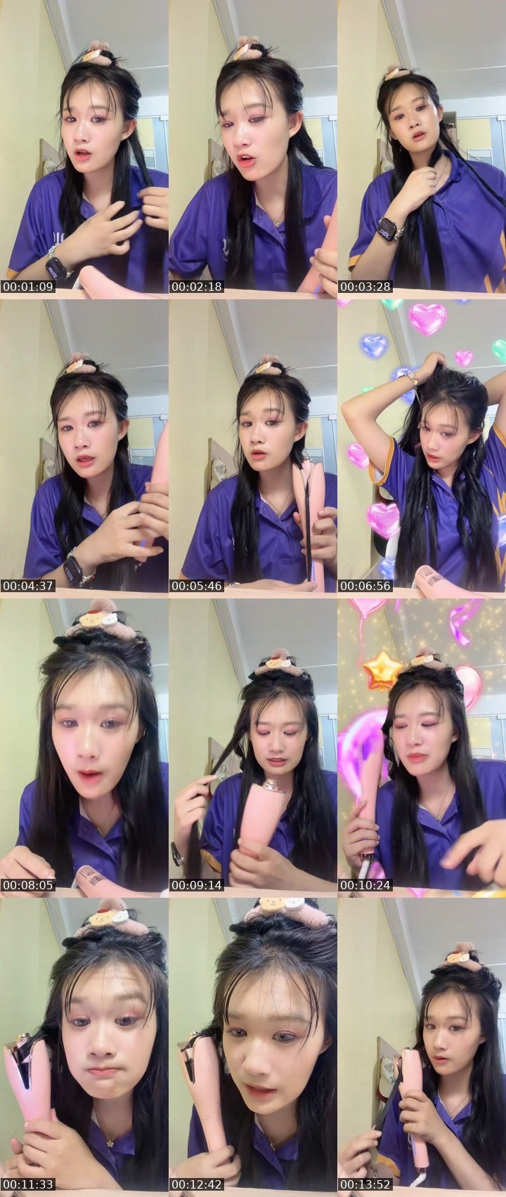 Contact-sheet preview of [🧋] milktea New vj - ชาเชม💓's MICO Live recording