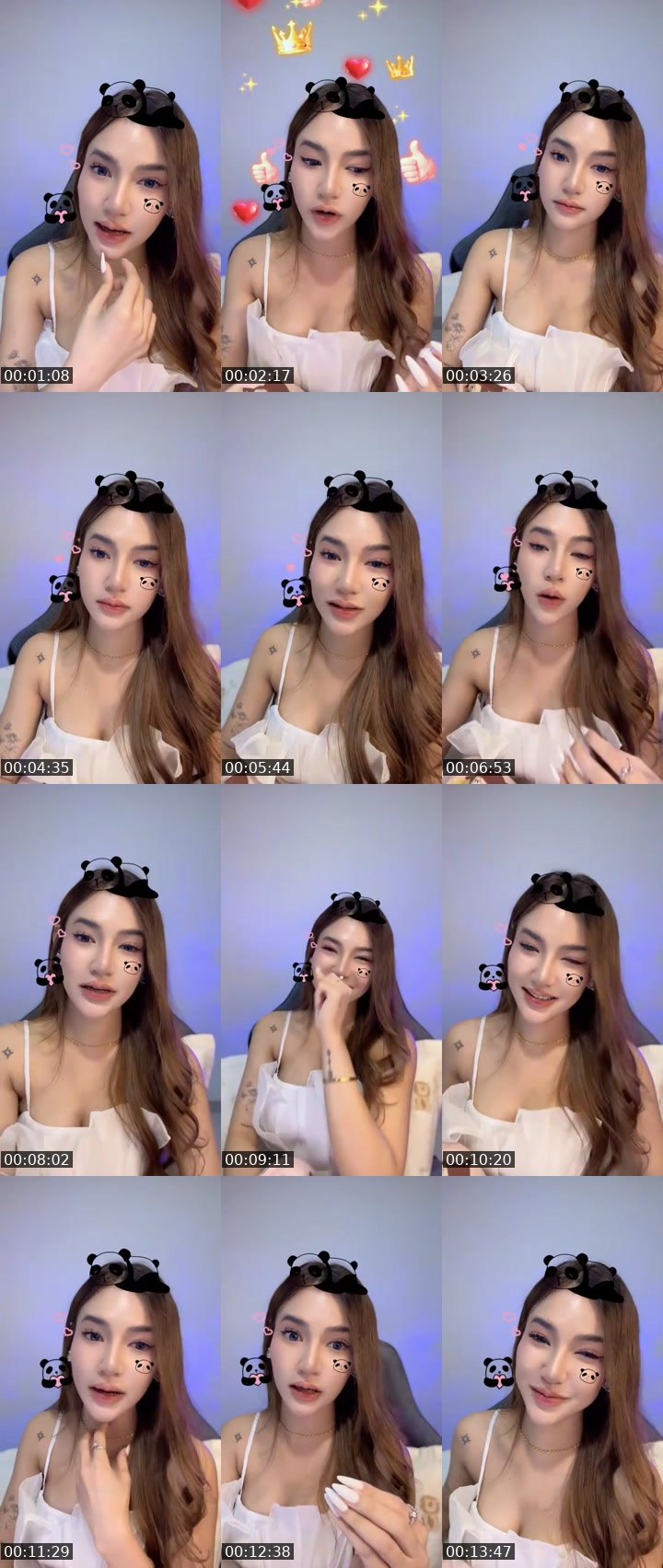 Contact-sheet preview of Giselle🐣✨X mamen's MICO Live recording
