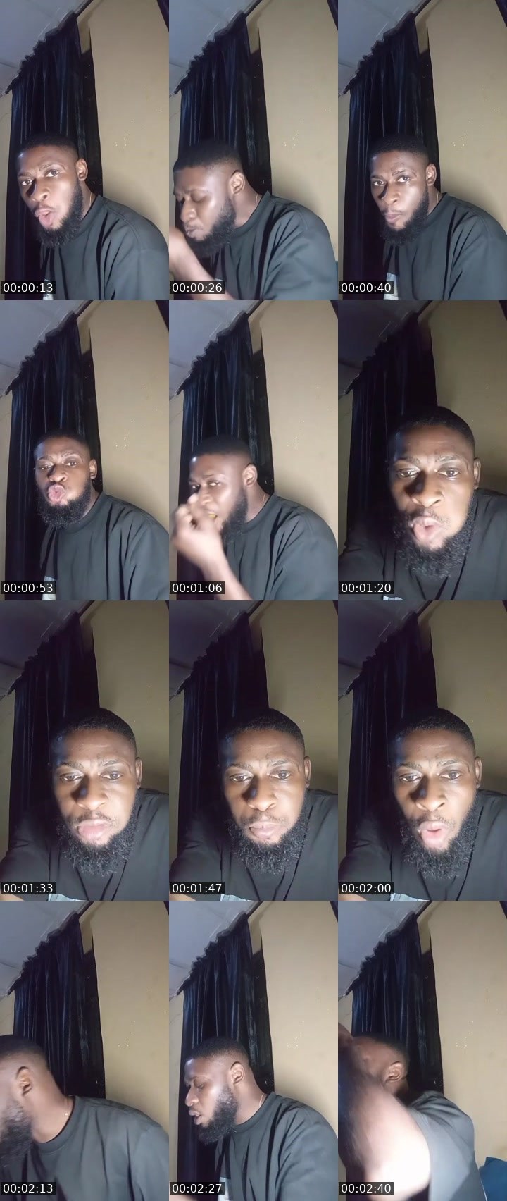 Contact-sheet preview of HBD💲I'm🍸 Meek🎅🏾✅'s MICO Live recording